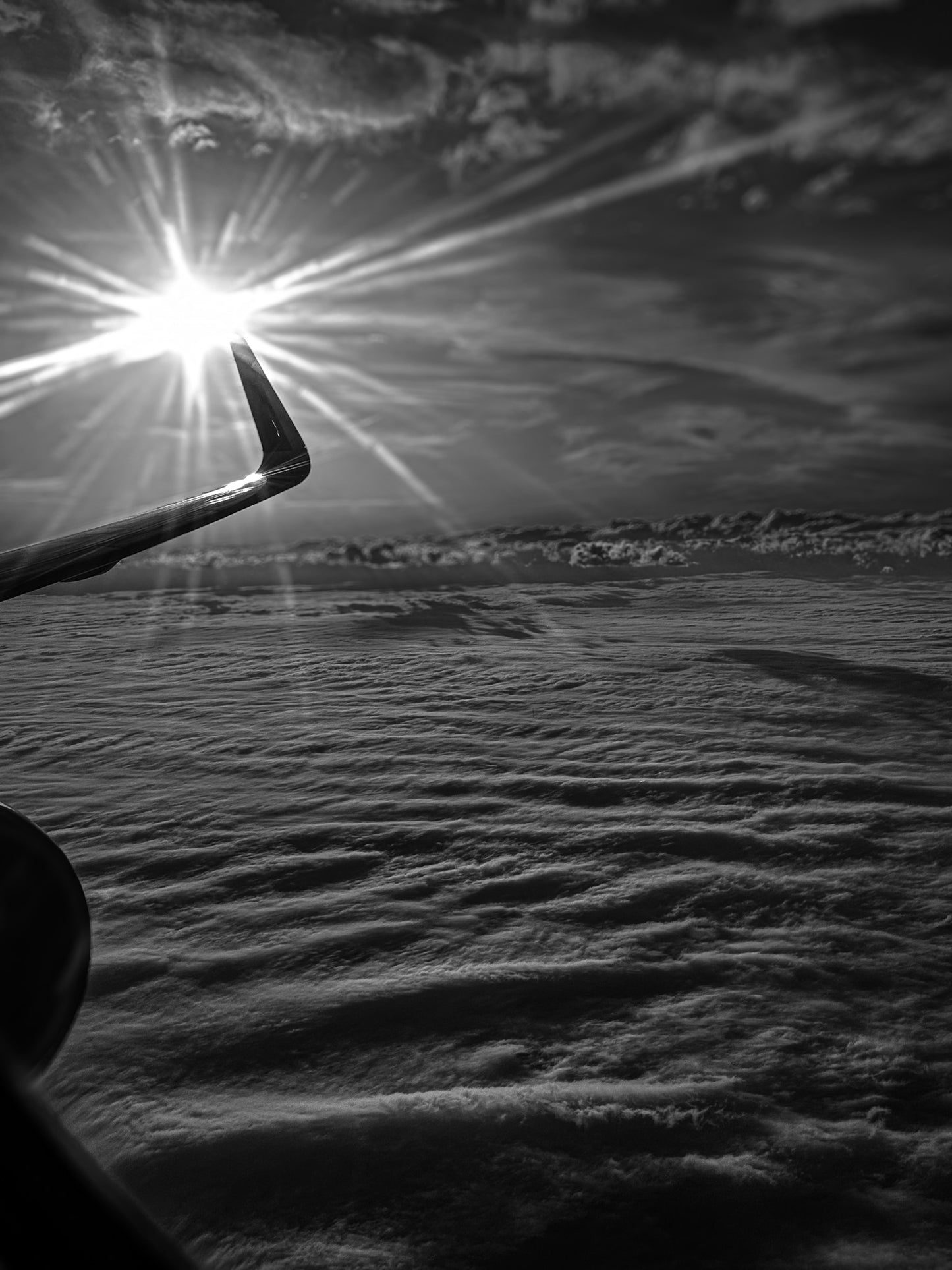 Black & White Sea Of Clouds