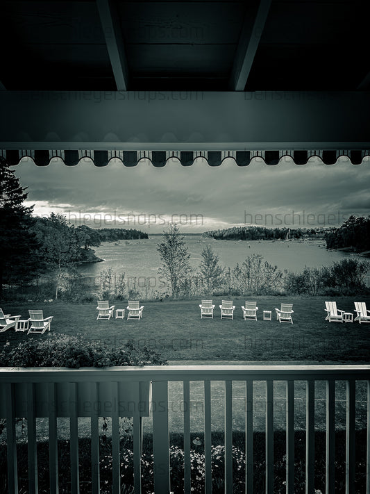 Black & White Harbor View