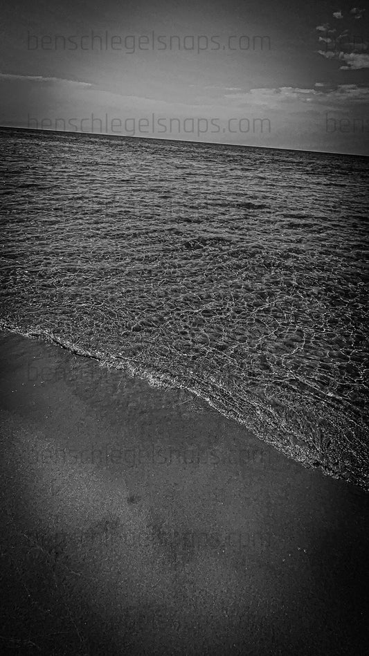 Black & White Peaceful Beach