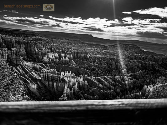 Black & White Redrock Landscape