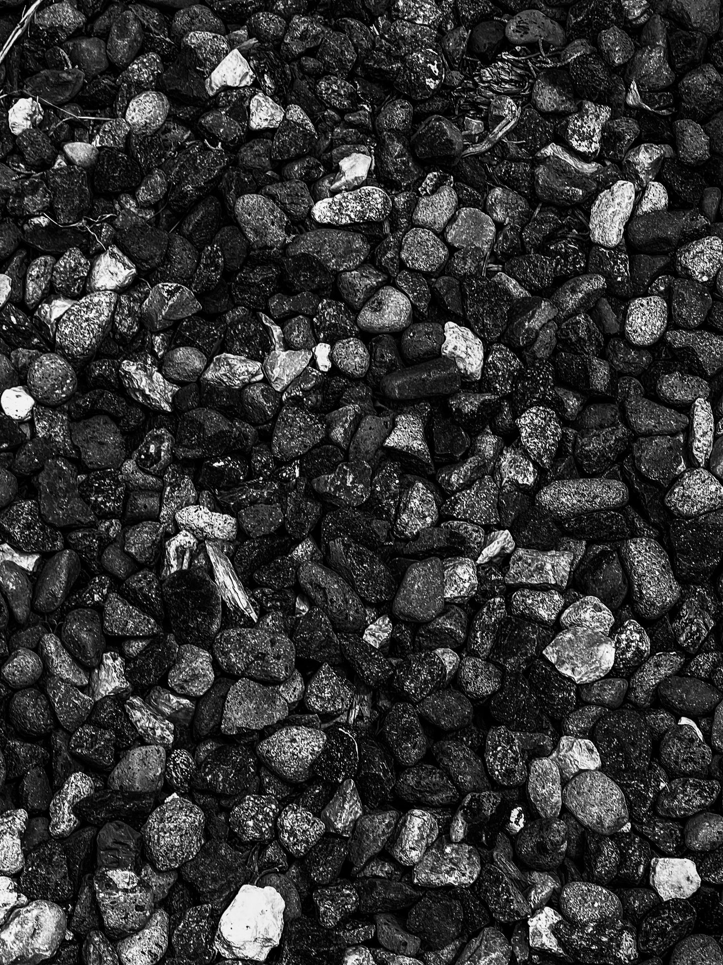 Black & White Pebbles