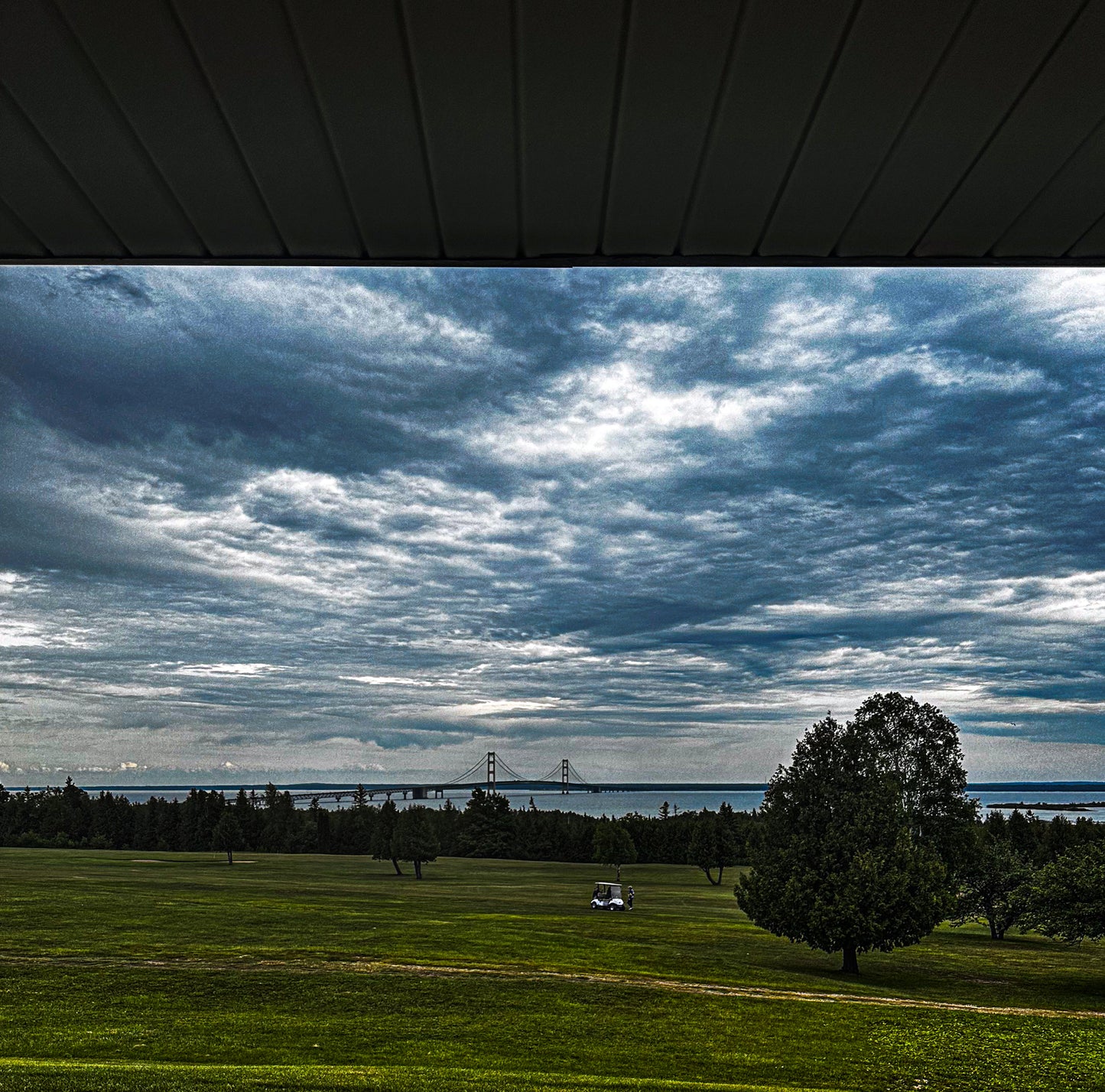 Color Mackinac bridge