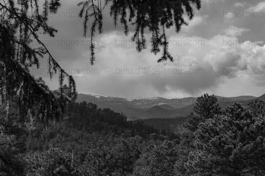 Black & White Cloud Mountain